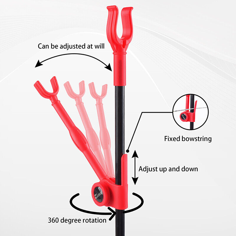 Archery Stand Holder Foldable Bracket Rack Hanger RecurveBow Long Bow Hunting